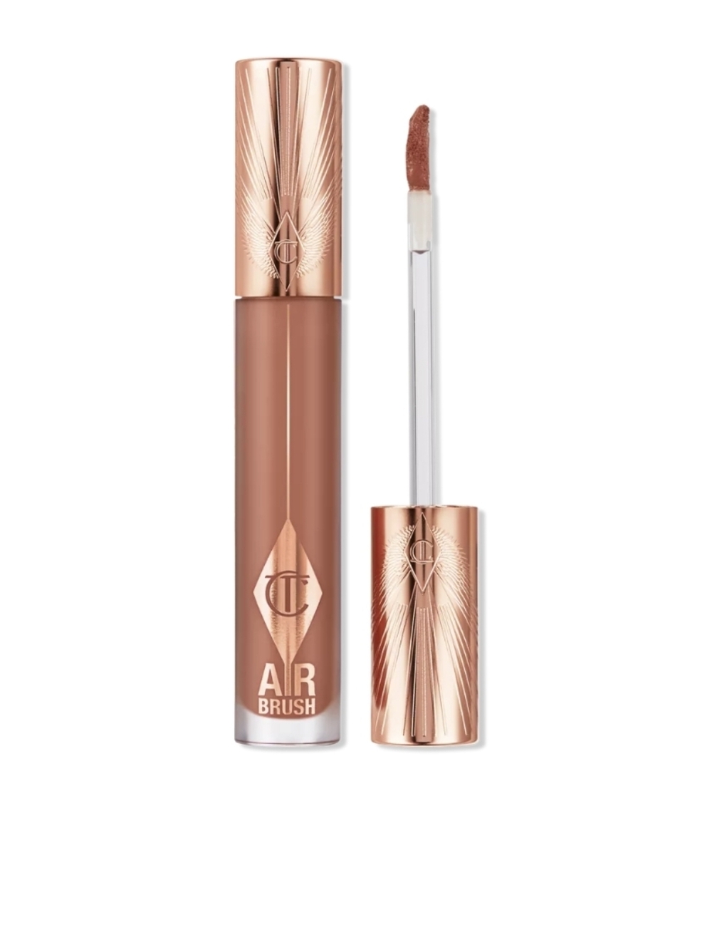 Charlotte Tilbury Airbrush Flawless Lip Blur Liquid Lipstick Nude Blur 6.8ml NIB